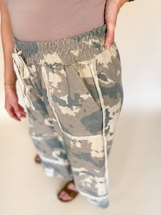 Canyon Camo Wide Leg Pants