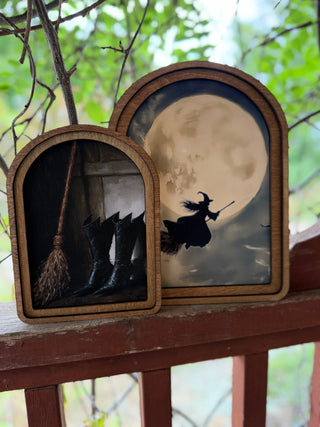 Large Fall Arch Top Framed Art