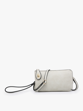 Kendall Crossbody Wristlet with  Twist Lock Closure
