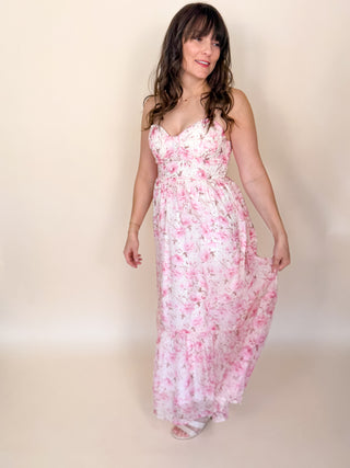 Blooming Grace Midi Dress