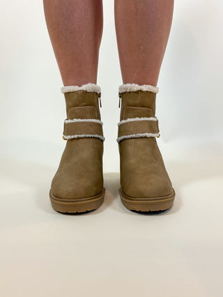 Bangle Shearling Bootie by Yellow Box