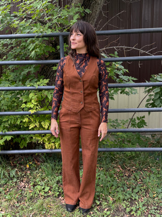 Free Rein Horse Printed Long Sleeve Mesh Top
