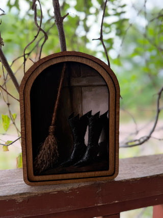 Small Fall Arch Top Framed Art