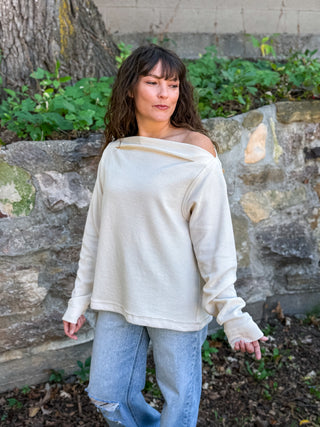 Drift Away Boat Neck Knit