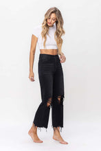 Load image into Gallery viewer, 90’s Vintage Crop Flare Jeans by Vervet
