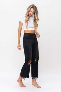 90’s Vintage Crop Flare Jeans by Vervet