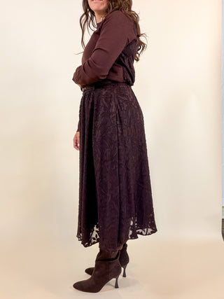 Tribeca Floral Midi Skirt