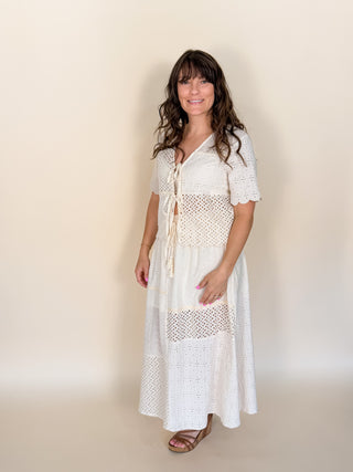 Soleil Eyelet Lace Top
