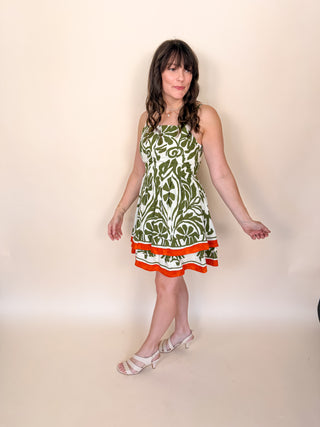 Matcha Grove Mini Dress