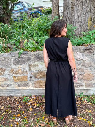 The Lexington Black Midi Dress