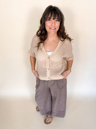 Bayside Open Knit Cardigan