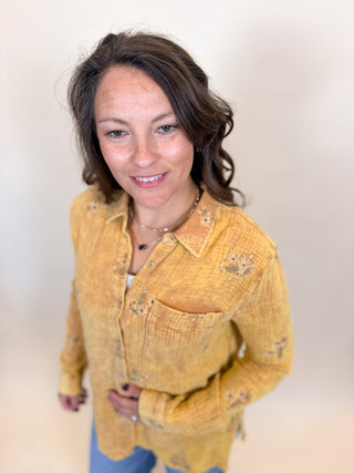 Meadowlark Embroidered Shirt