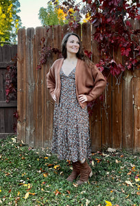 Floral Print Maxi Dress