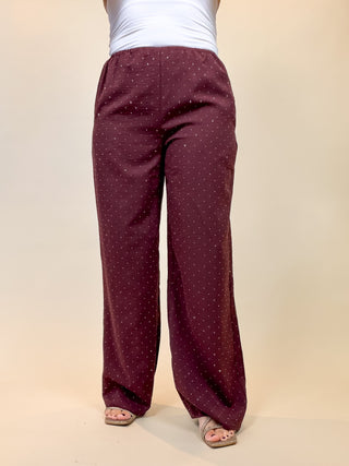 Vesper Embellished Wide Leg Pants