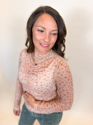 Prairie Rose Ruched Top