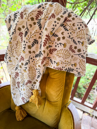 Woven Recycled Cotton Throw