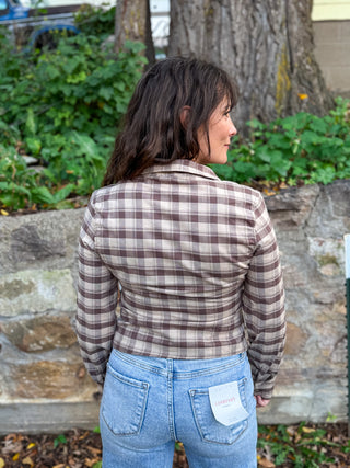 Autumn Glen Fitted Plaid Shirt