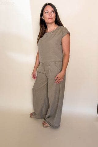 Stone & Sage Crop Top