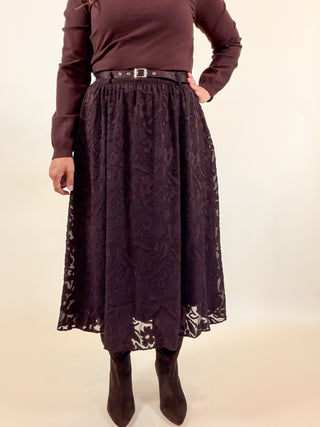 Tribeca Floral Midi Skirt