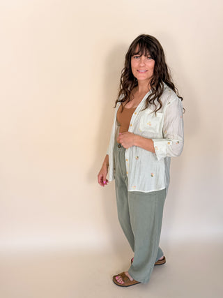 Meadowline Embroidered Shirt