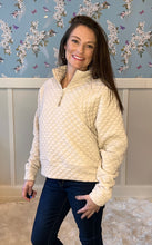 Load image into Gallery viewer, Half-Zip Quilted Pullover
