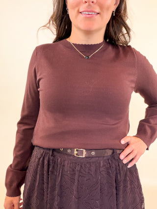Tribeca Floral Back Sweater