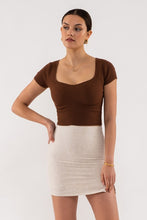 Load image into Gallery viewer, Asymmetrical Rib Knit Top
