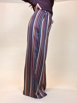 Marlowe Metallic Stripe Pants
