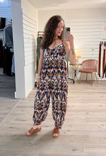 Load image into Gallery viewer, Sleeveless Print Jumpsuit
