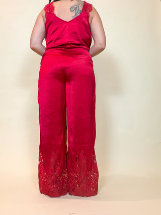 Rendezvous Lace Satin Pants