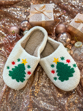 Christmas Tree Cozy Home Slipper
