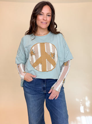 Peace & Wildflowers Top