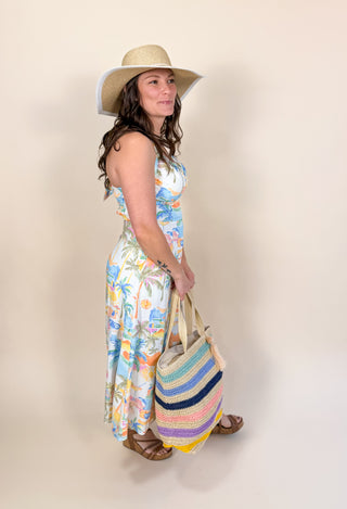 Sunset Stroll Crochet Tote