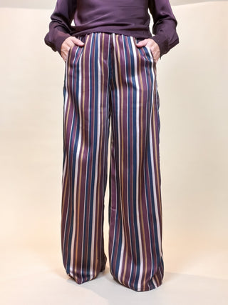 Marlowe Metallic Stripe Pants
