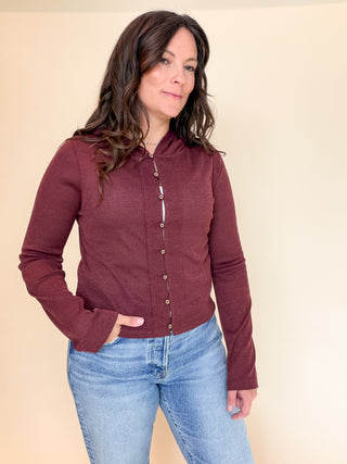 Cabin Weekend Hooded Cardigan