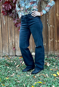 Smooth High Rise Dad Jeans By Flying Monkey