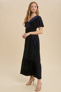 Velvet Maxi Midi Dress