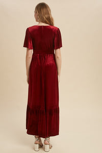 Velvet Maxi Midi Dress