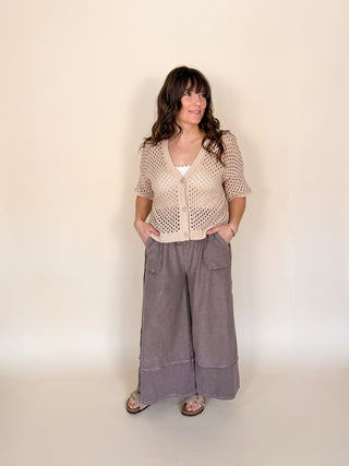 Bayside Open Knit Cardigan