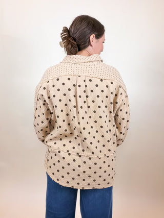 Dot Theory Gauze Shirt