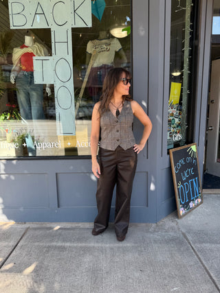 Park Avenue Plaid Vest