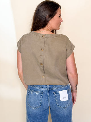 Stone & Sage Crop Top