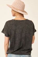 Load image into Gallery viewer, Be Kind Butterfly Mineral Washed Graphic Tee
