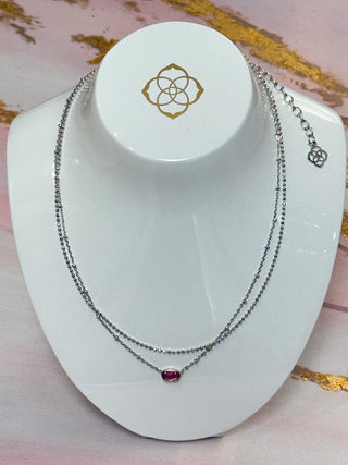 Emilie Multi-Strand Necklace Silver Azalea Illusion by KendraScott