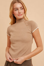 Load image into Gallery viewer, The Natalie Mock Neck Knit Top
