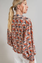 Load image into Gallery viewer, Button Down Puff Sleeve Blouse

