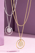 Load image into Gallery viewer, Cubic Zirconia Circle Necklace
