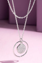 Load image into Gallery viewer, Cubic Zirconia Circle Necklace
