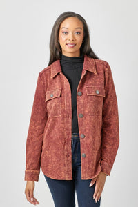 Washed Shirt Jacket