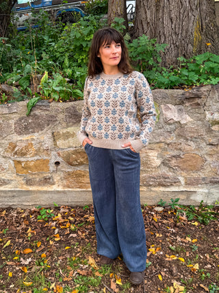 Wren Corduroy Relaxed Wide-Leg Pants